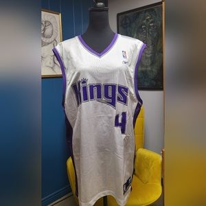 KINGS #4 WEBER Reebok Jersey Size L